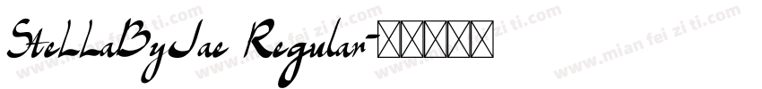 SteLLaByJae Regular字体转换